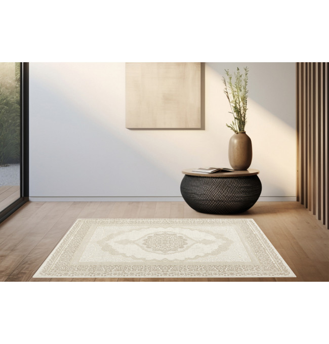 Koberec Allora Plus E976A ornament, krémový / béžový