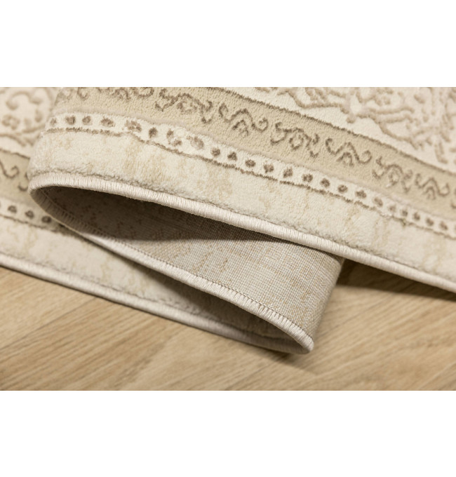 Koberec Allora Plus F344A Ornament, krémový / stříbrný