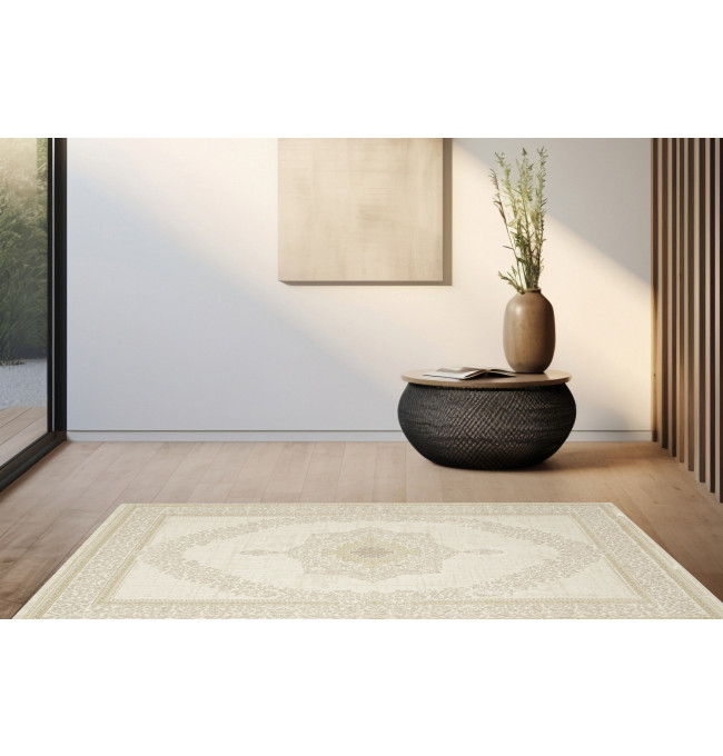 Koberec Allora Plus F344A Ornament krémový / béžový