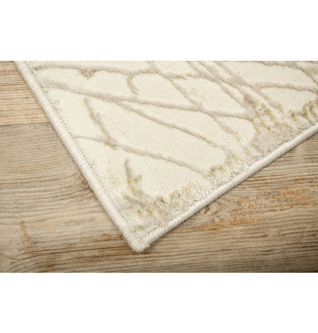 Koberec Allora Plus F928A rám / mramor, krémový