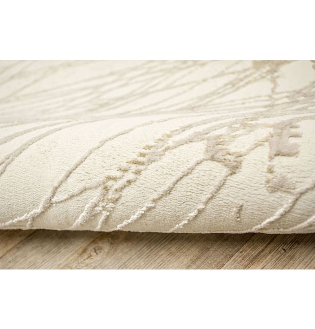 Koberec Allora Plus F928A rám / mramor, krémový