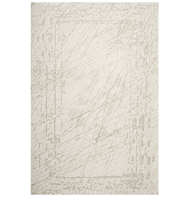 Koberec Allora Plus F928A rám / mramor, krémový