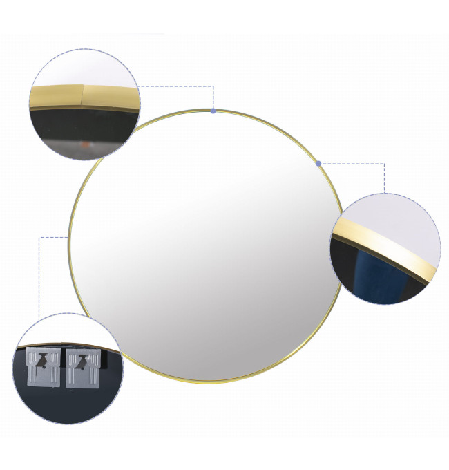 Zrcadlo se zlatým rámem