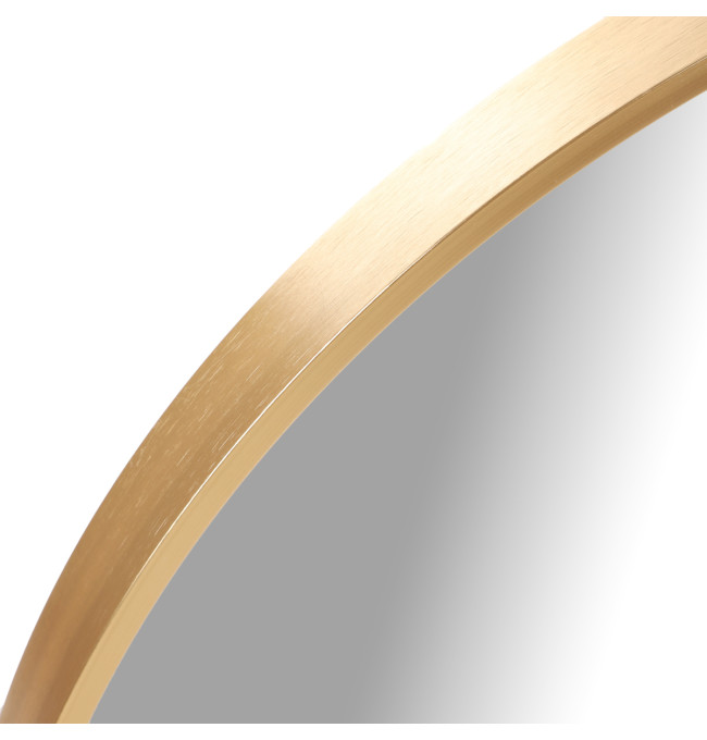 Závěsné oválné zrcadlo ELORA zlaté 872063