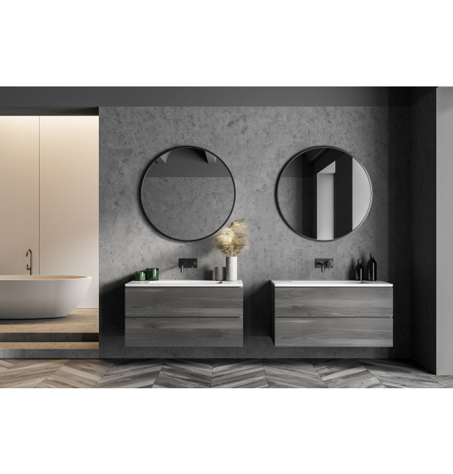 Zrcadlo SANDER 60 cm černé