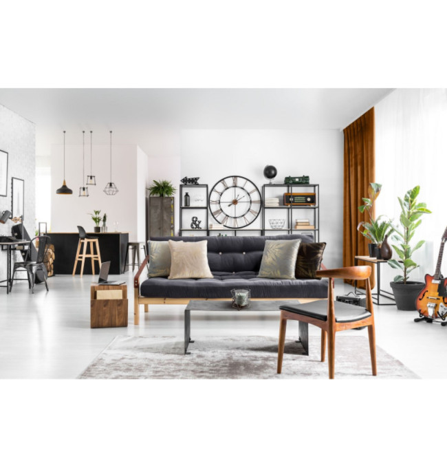 Měkký sametový povlak na polštář se zlatým potiskem listů - zelený