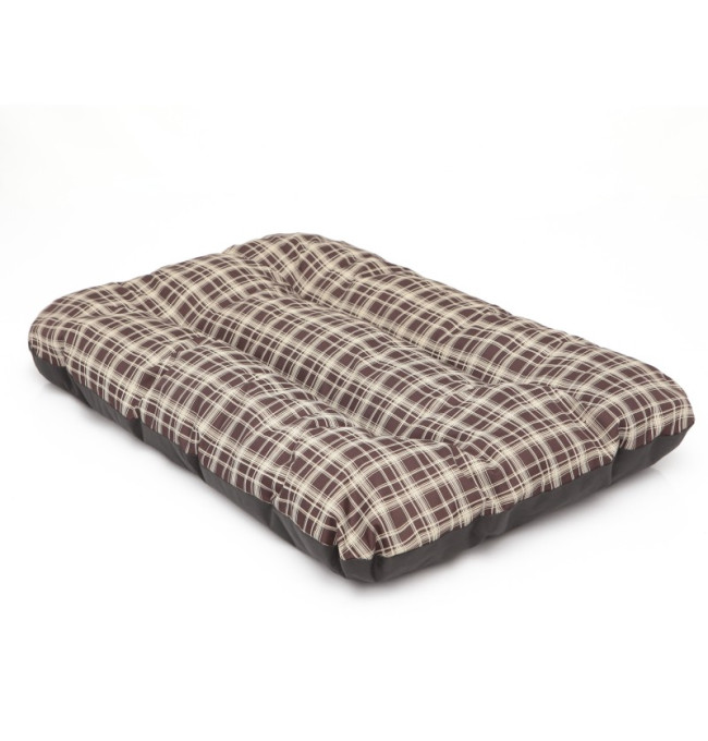 Matrace ECO PRESTIGE R1 károvaný, hnědý