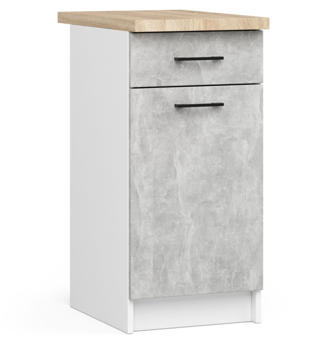 Kuchyňská linka OLIWIA 2.4 m bílá / beton