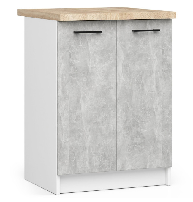 Kuchyňská linka OLIWIA 2.4 m bílá / beton