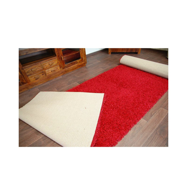 Metrážový koberec SHAGGY bordo