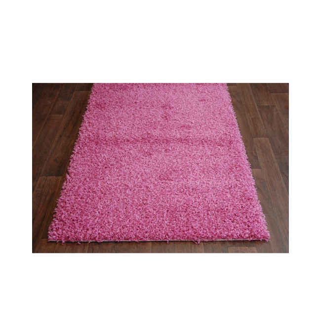 Metrážový koberec SHAGGY růžový