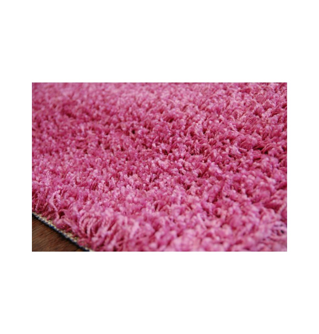 Metrážový koberec SHAGGY růžový