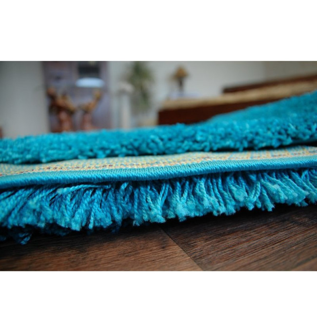 Metrážový koberec SHAGGY tyrkys