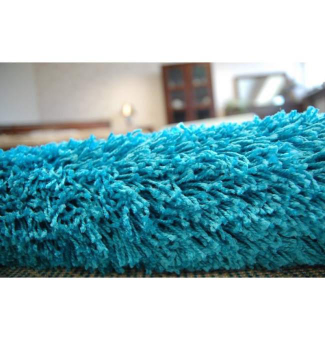 Metrážový koberec SHAGGY tyrkys