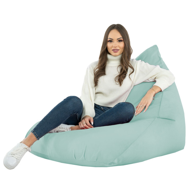 Sedací vak Bermudy SAKO mátový plyš