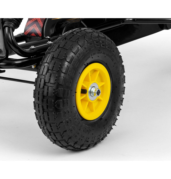 Šlapací motokára Thor černá