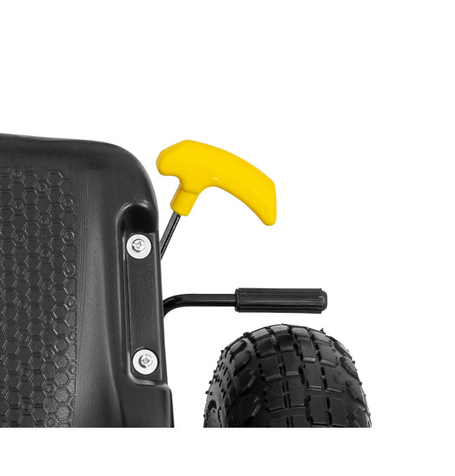 Šlapací motokára Thor černá