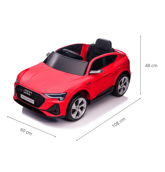 Elektrické autíčko Audi E-Tron Sportback 4x4 červené