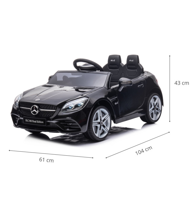 Elektrické autíčko Mercedes-Benz SLC černé