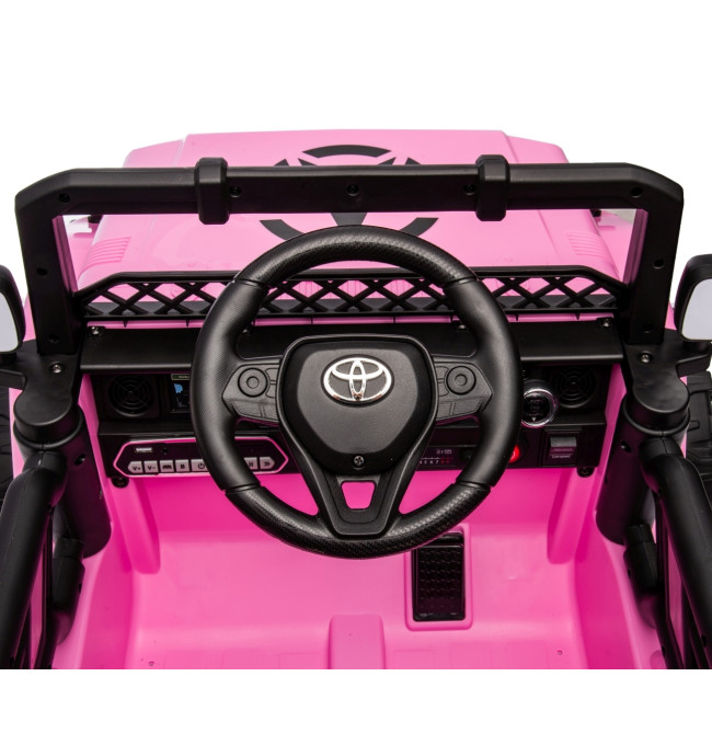 Elektrické autíčko Toyota FJ Cruiser růžové