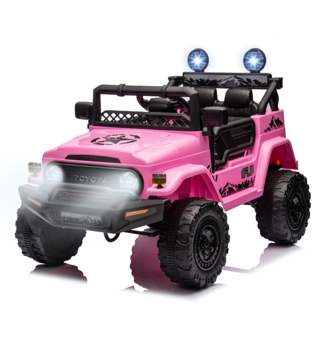 Elektrické autíčko Toyota FJ Cruiser růžové