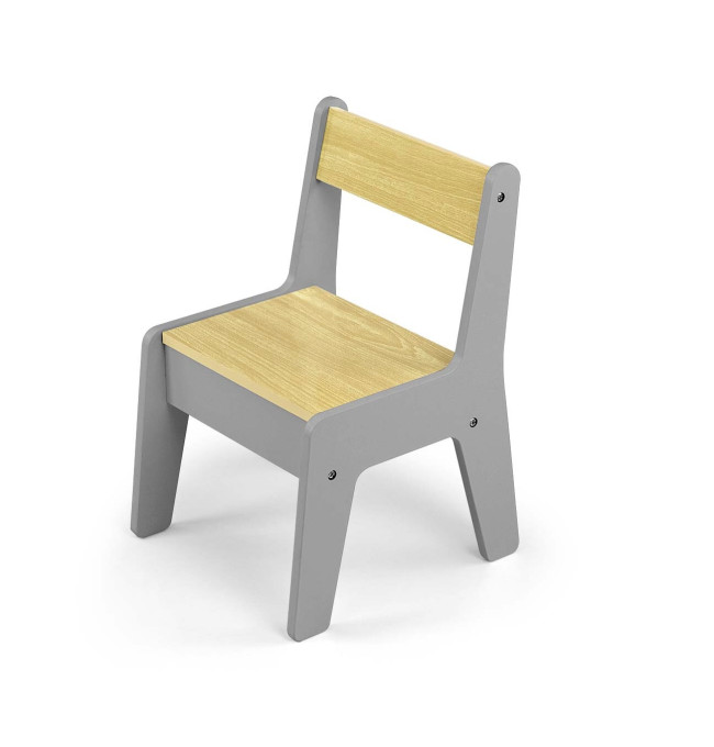 Dětský stůl Olaf Blocks tmavě šedý se dvěma židlemi