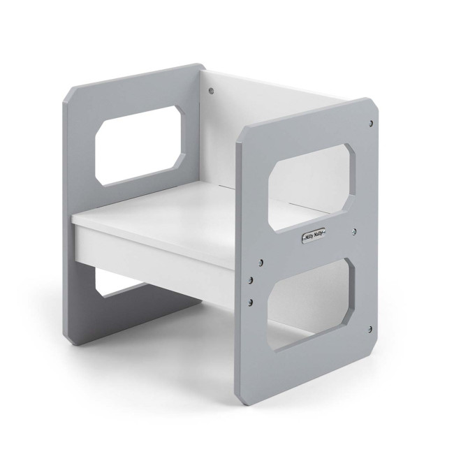 Dětský stůl Stella 3v1 šedý s židlí