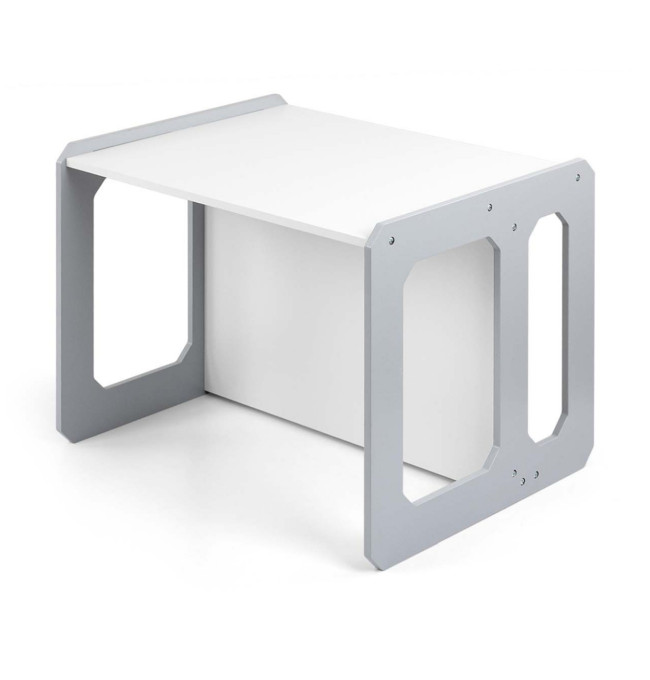 Dětský stůl Stella 3v1 šedý s židlí