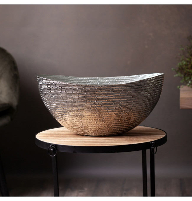 Dekorační miska PARI 1 03 stříbrná