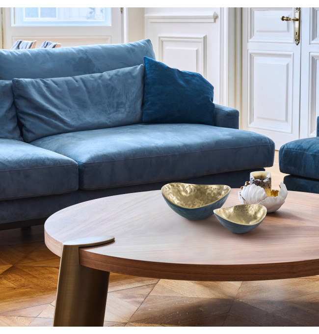 Dekorativní miska PEDRO1 12 granátová / zlatá