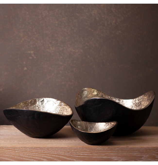 Dekorativní miska PEDRO2 06 zlatá