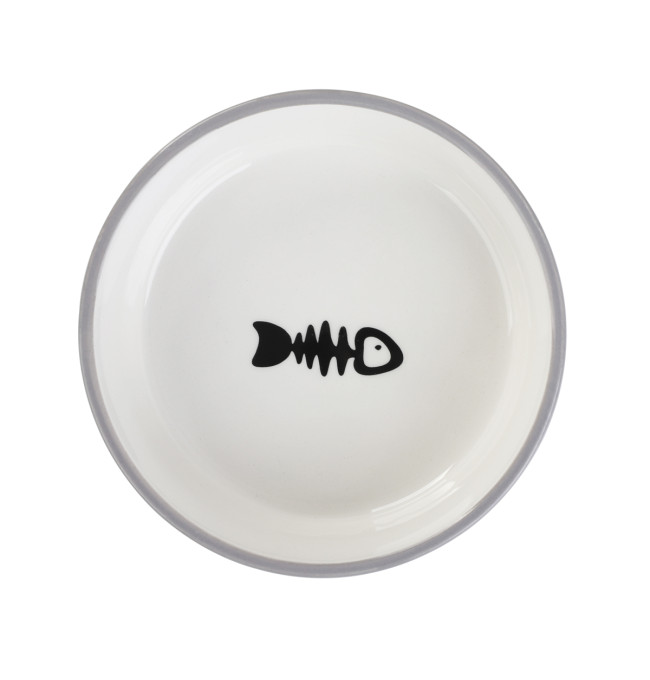 Miska pro kočku CATTY s rybou 884394