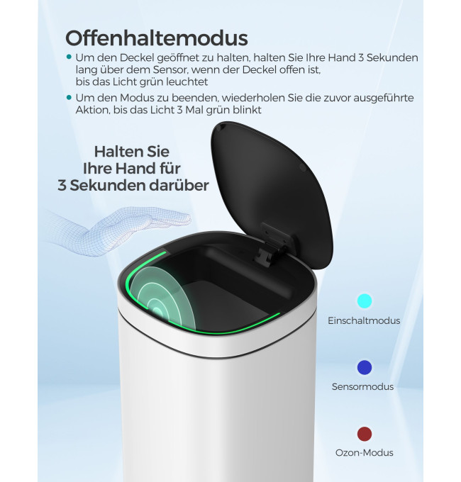 Odpadkový koš s pohybovým senzorem LTB620W5002