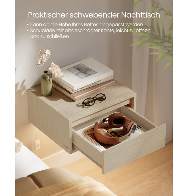 Set dvou závěsných nočních stolků LET854N01 (2ks)