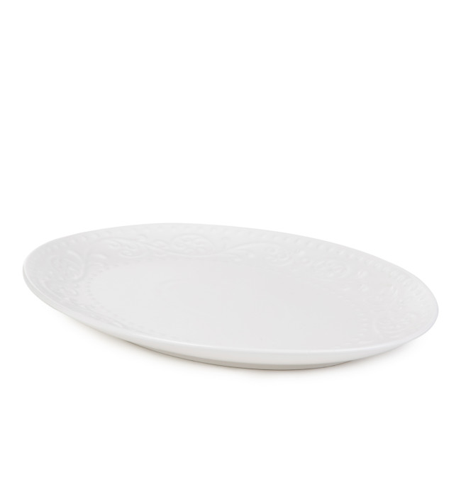 Servírovací talíř SYLIA s ornamentem 874715 35x25 cm