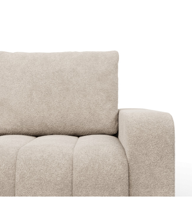 Rohová rozkládací sedačka ABRIELLE levá, béžová