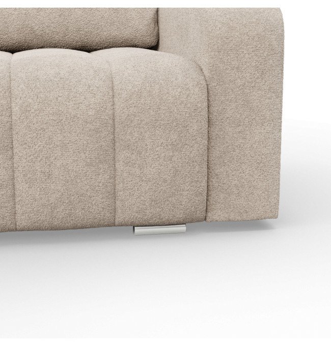 Rohová rozkládací sedačka ABRIELLE levá, béžová