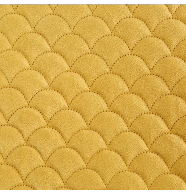 Přehoz na postel ARIEL hořčicový