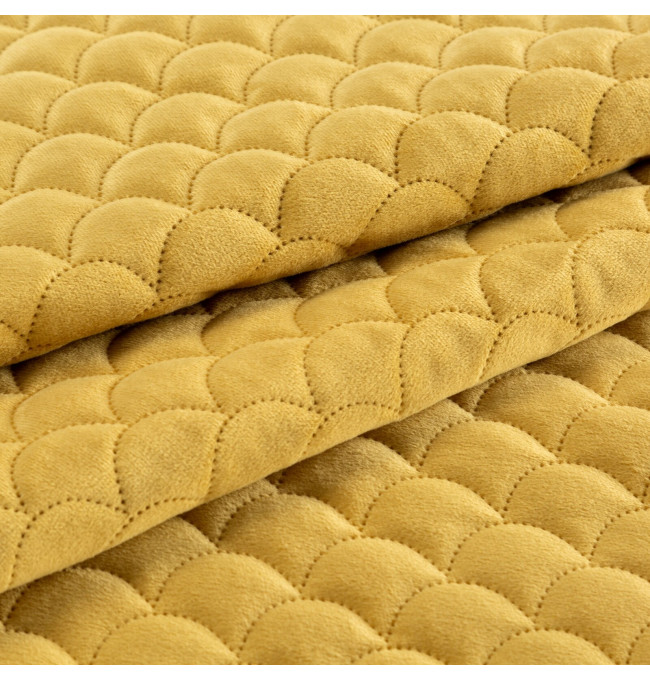 Přehoz na postel ARIEL hořčicový