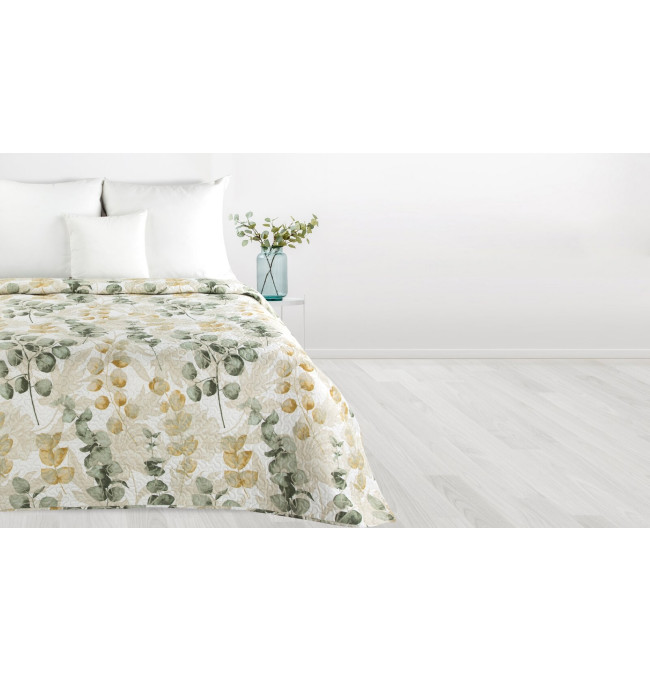 Přehoz D91 FLOWER 04 bílý