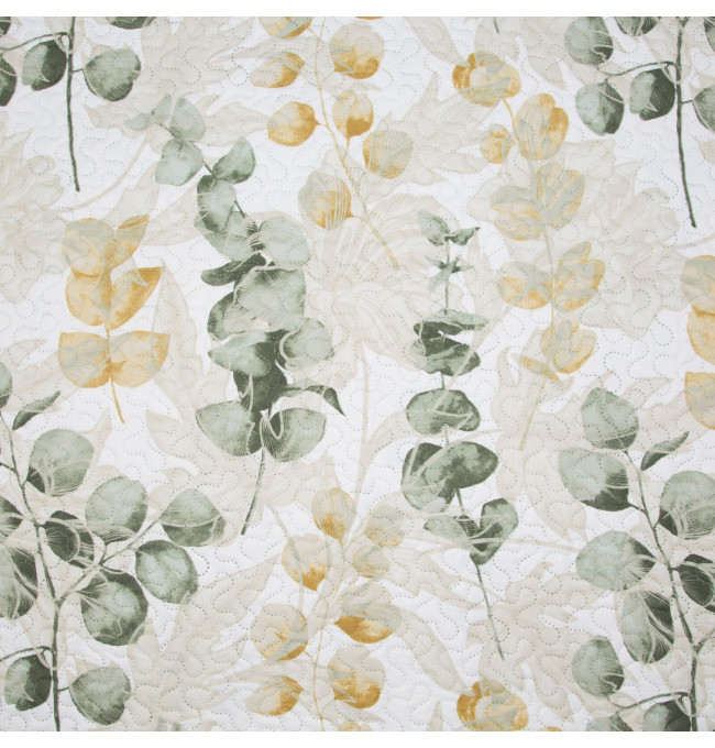 Přehoz D91 FLOWER 04 bílý