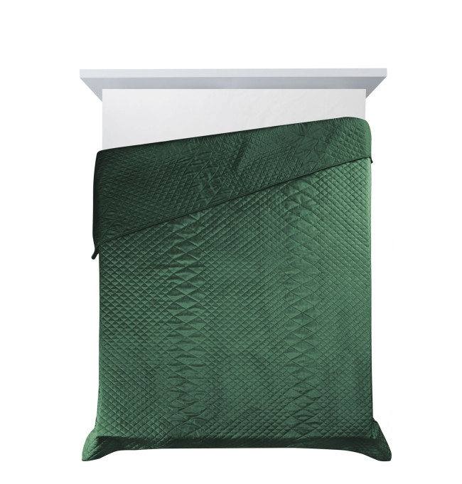 Přehoz LUIZ 3 tmavě zelený
