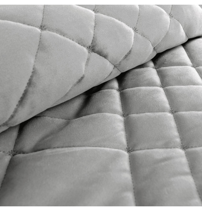 Přehoz na postel RIA 6 stříbrný