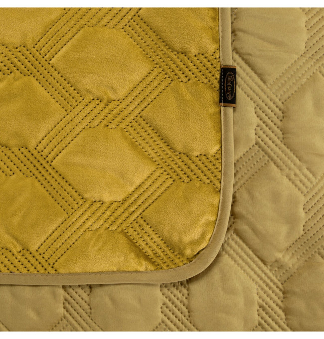 Přehoz na postel SOFIA 5 medový