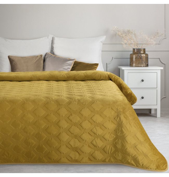 Přehoz na postel SOFIA 5 medový