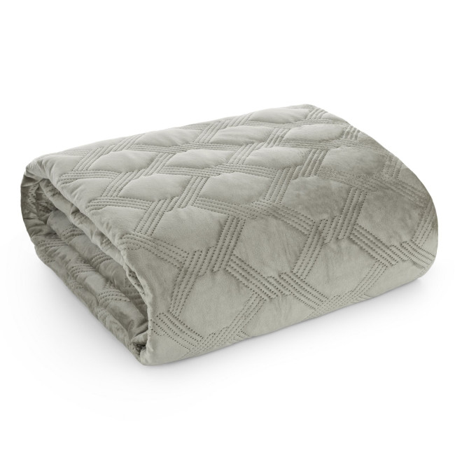 Přehoz na postel SOFIA 5 stříbrný