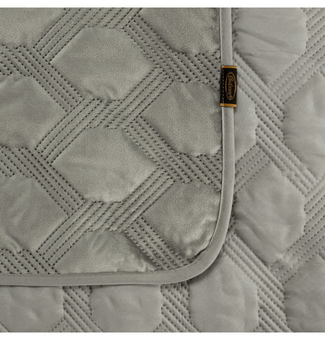 Přehoz na postel SOFIA 5 stříbrný