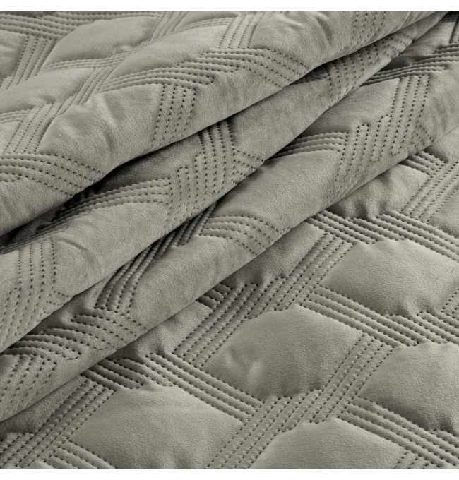 Přehoz na postel SOFIA 5 stříbrný