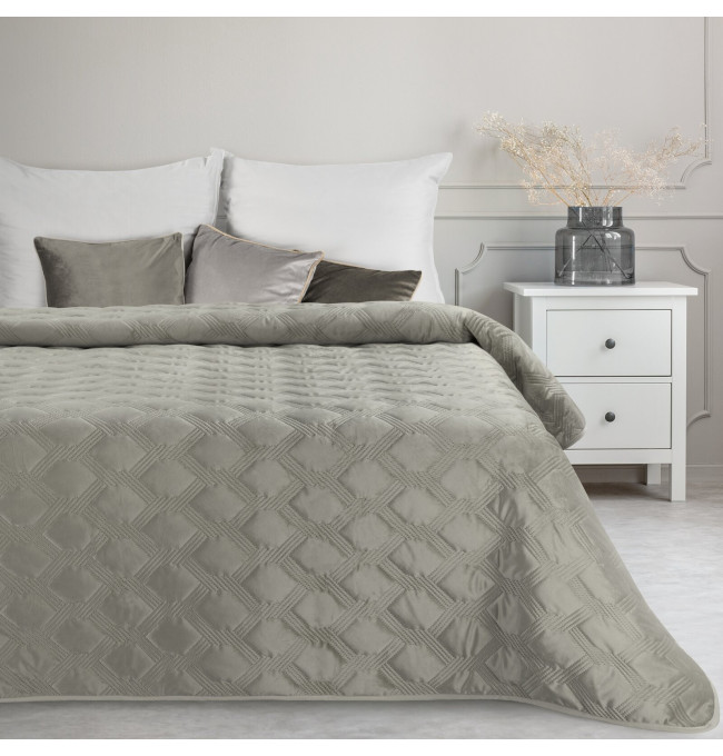 Přehoz na postel SOFIA 5 stříbrný