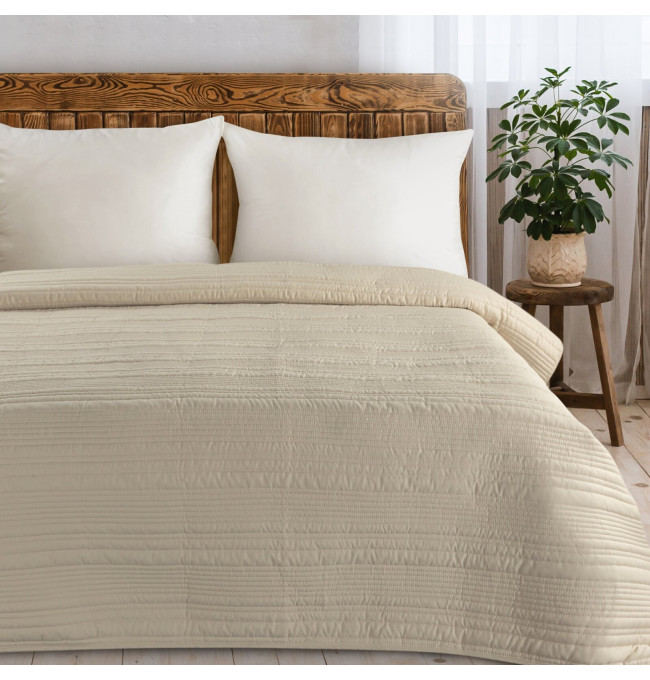 Přehoz na postel TARA béžový